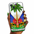 Coque iPhone –Aux couleurs de l'emblème d’Haïti