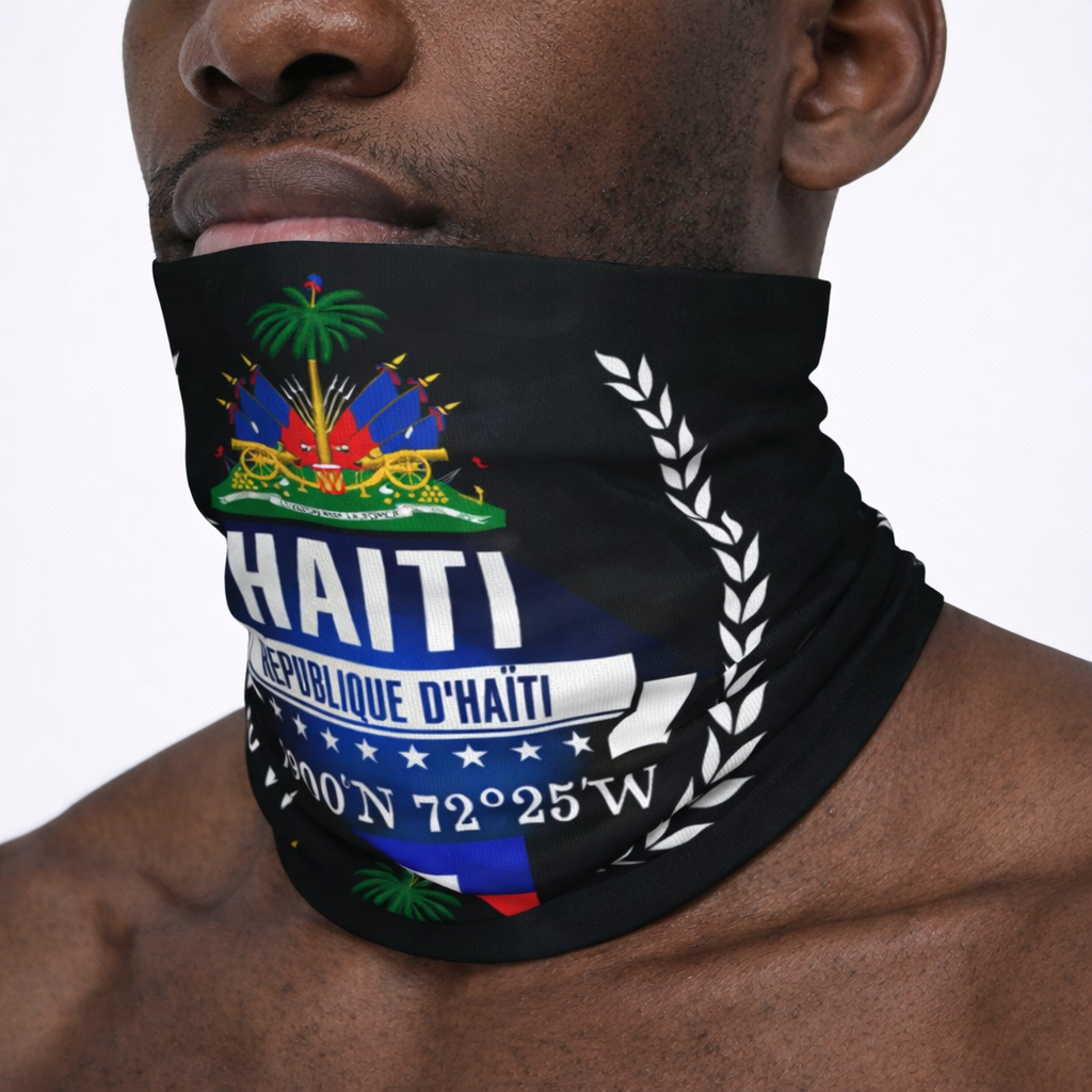Foulard noir république d'Haïti – Blason