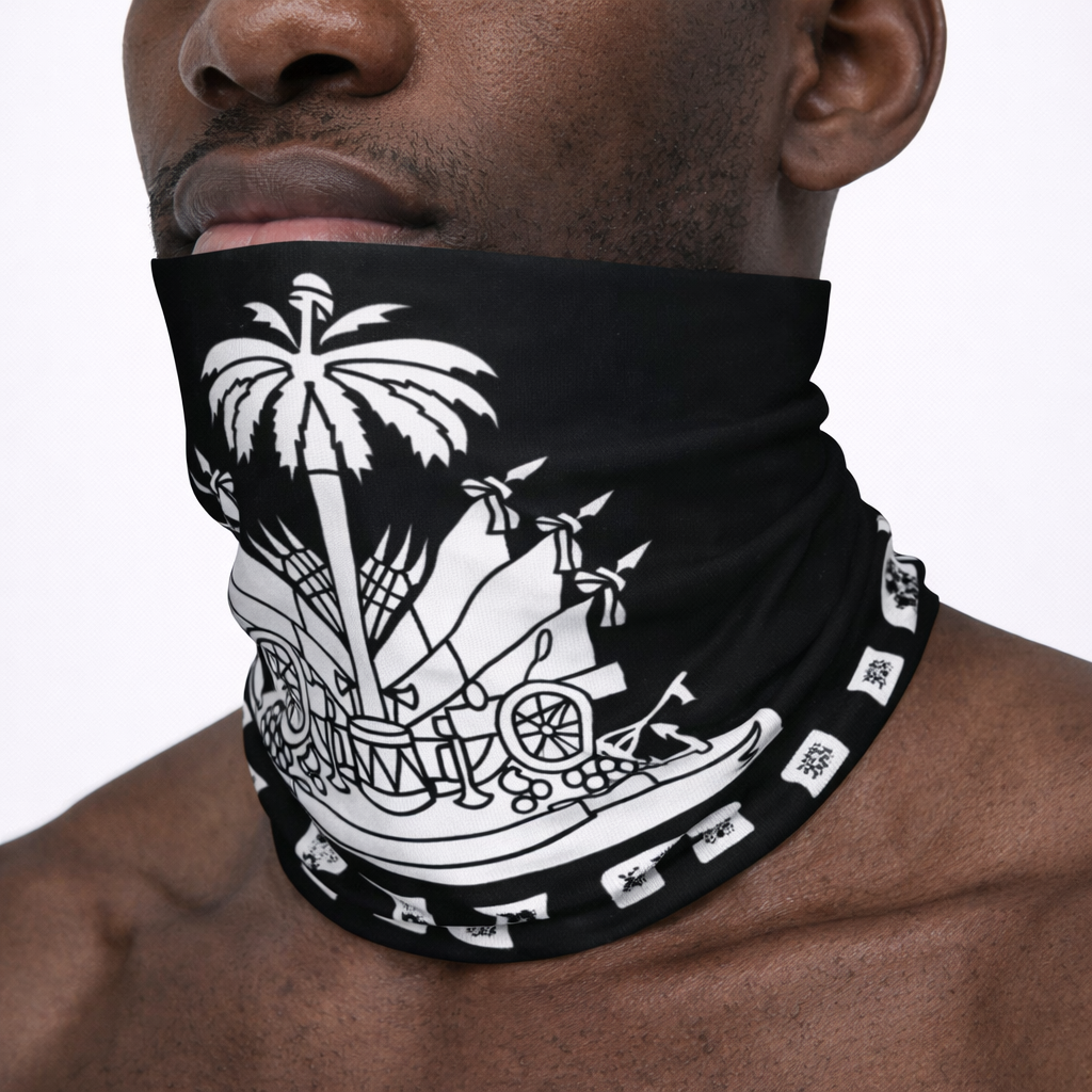 Foulard noir et blanc   d'Haïti – Blason