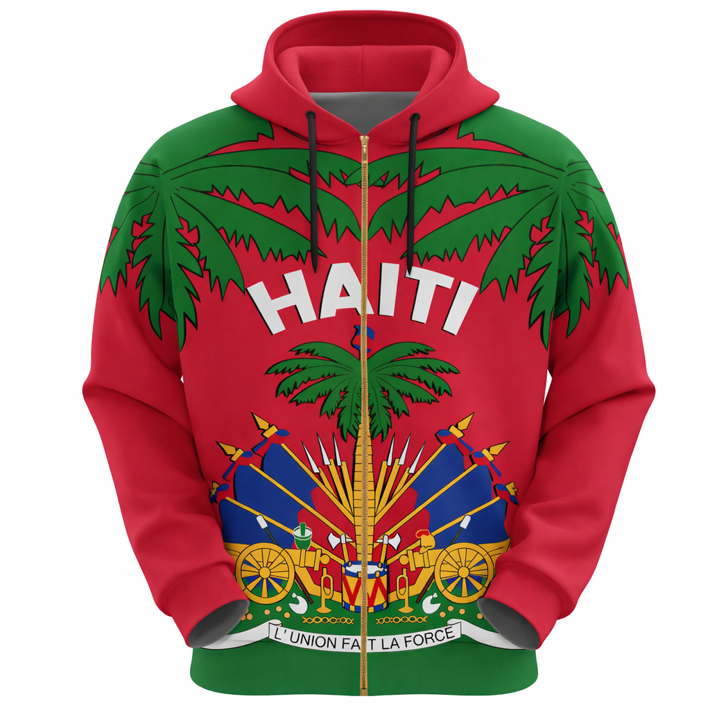 Pull rouge d'Haïti