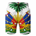 Short de plage Blanc homme Haïti