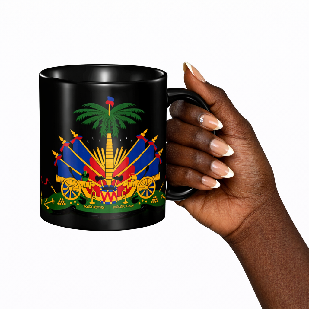 Mug noir Haïti – Blason