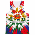 Débardeur Haïti explosion de couleur  – Léger & Confortable