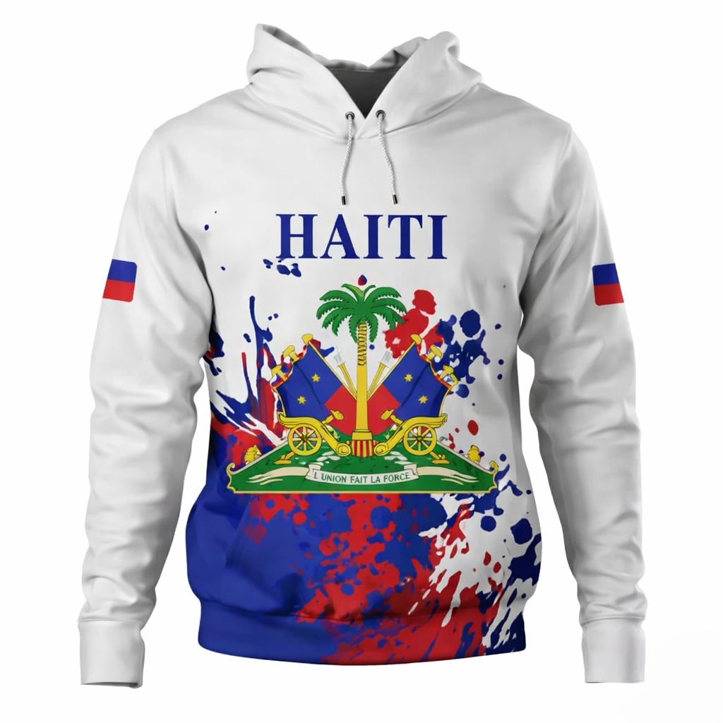 Pull blanc d'Haïti