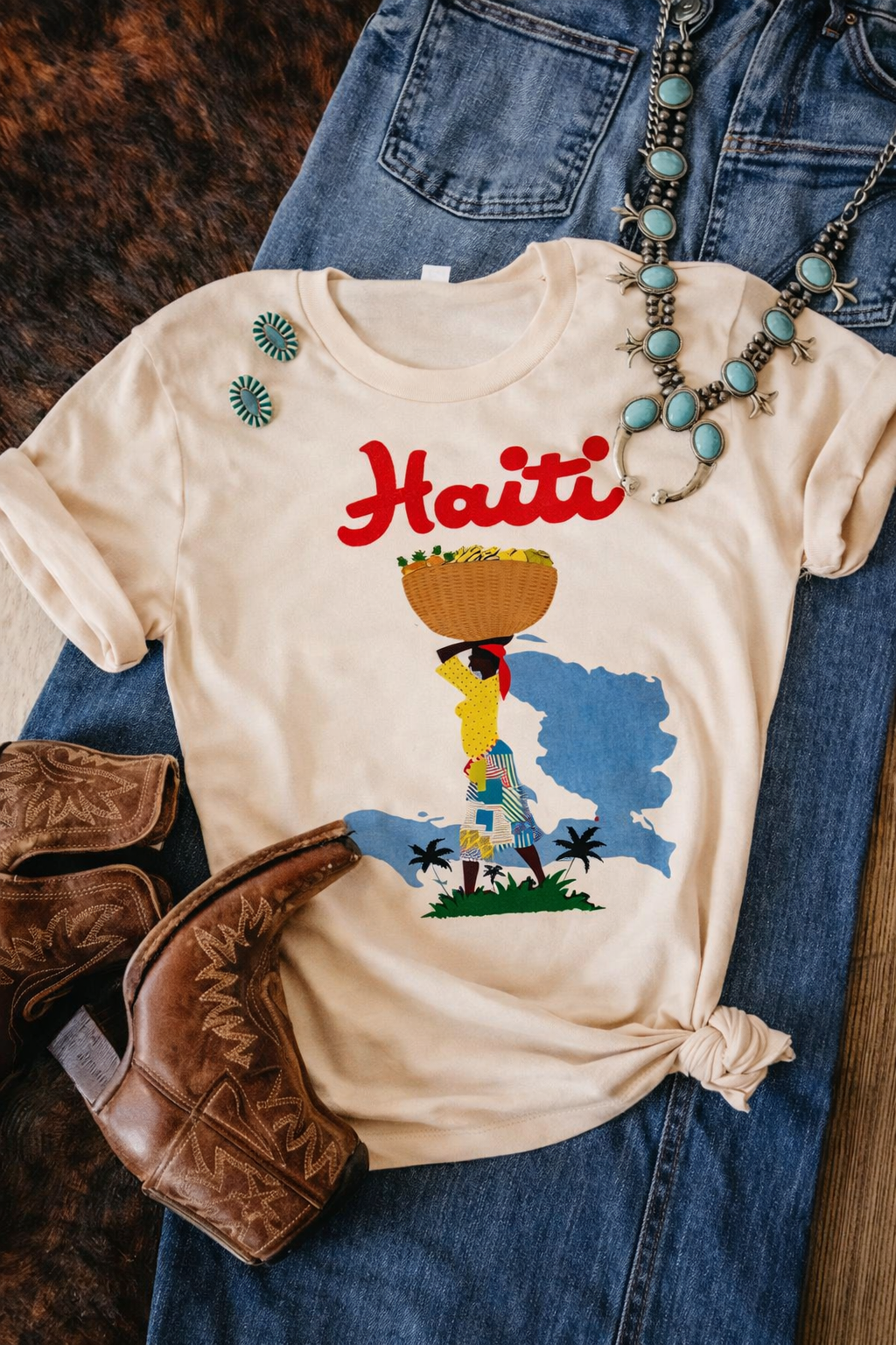 T-shirt-Femme Ayiti Chérie