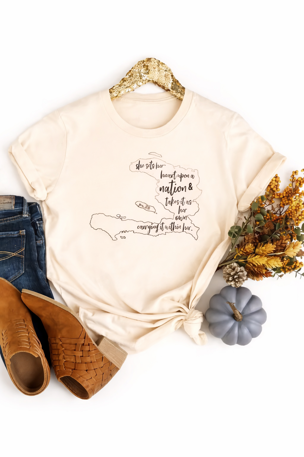 T-shirt Haït-Carte
