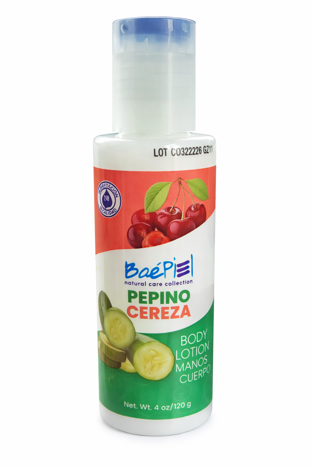 Lotion Hydratante Pepino Cereza – BoéPiel 120ml