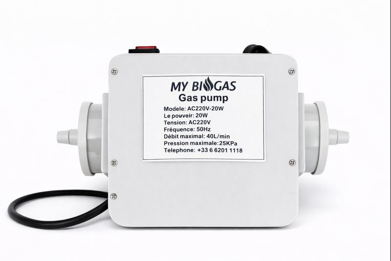 Pompe à gaz Biogaz MY BIOGAS – 20W